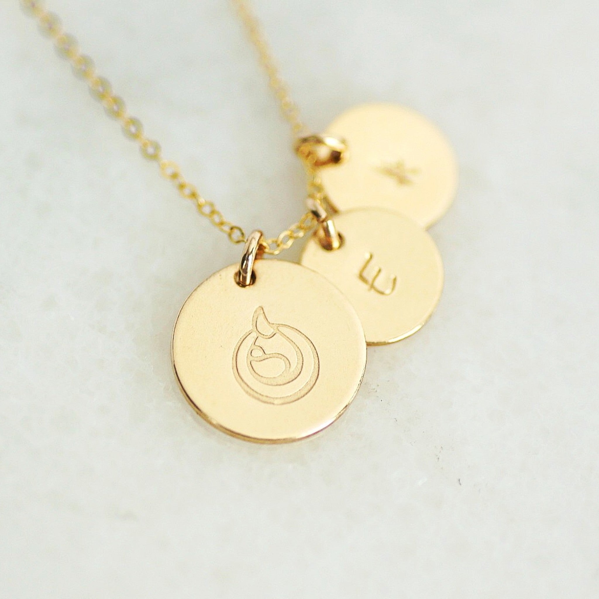 THE ORIGINAL SPACED LETTER NECKLACE - Small® – BYCHARI